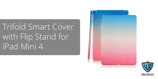 Protect and enjoy your iPad mini with MoArmouz’s Trifold smart cover with flip stand - Moarmouz