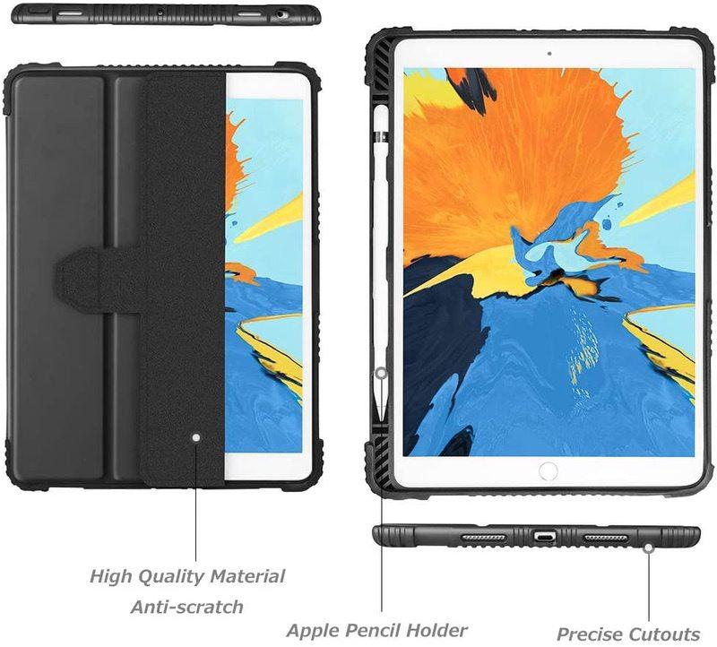 MoArmouz - Rugged Smart Cover Kratos Case for iPad 10.2-inch (9th/8th/7th Gen)