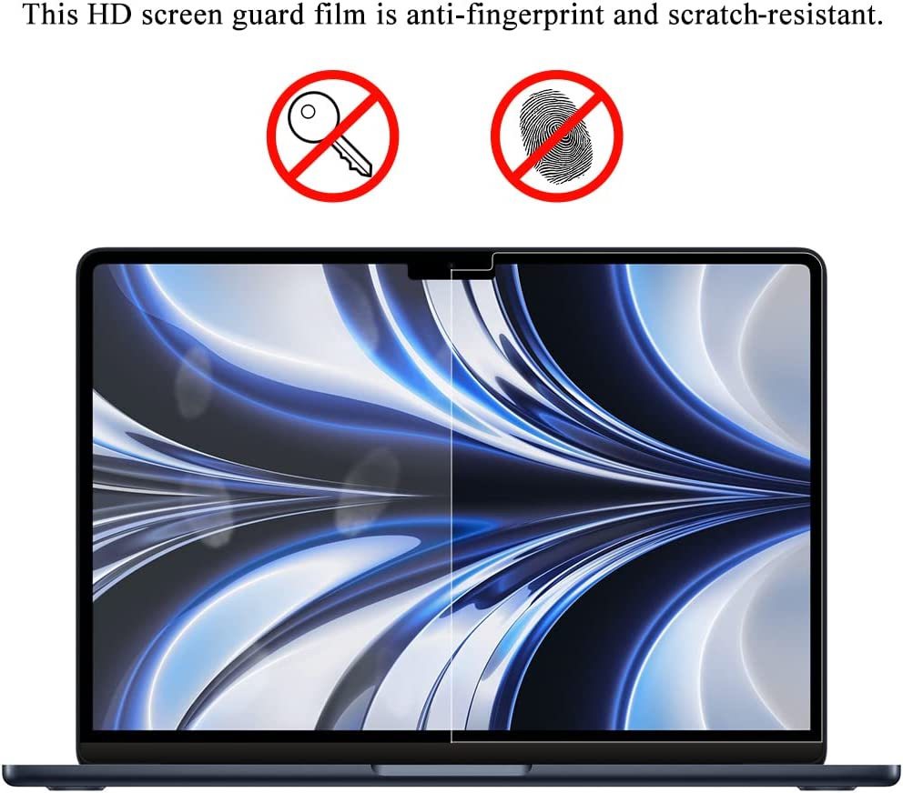 MoArmouz - HD Clear Screen Protector for MacBook Air 13" M2, 2022