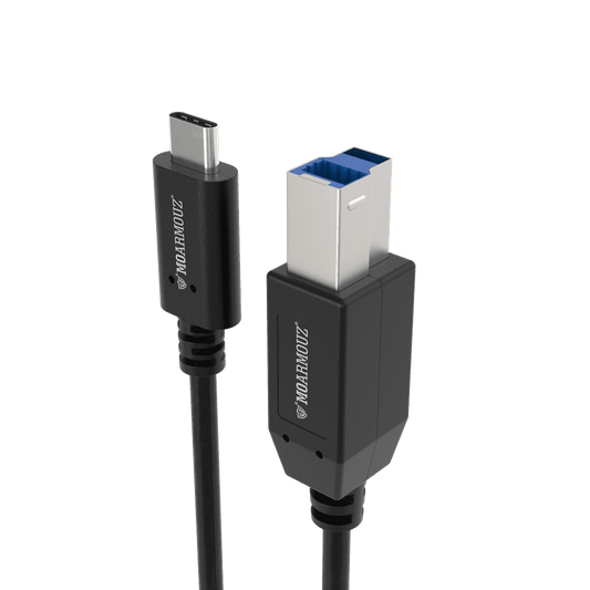 MoArmouz - USB 3.1 Type-C to USB-B (3.0) Printer Cable