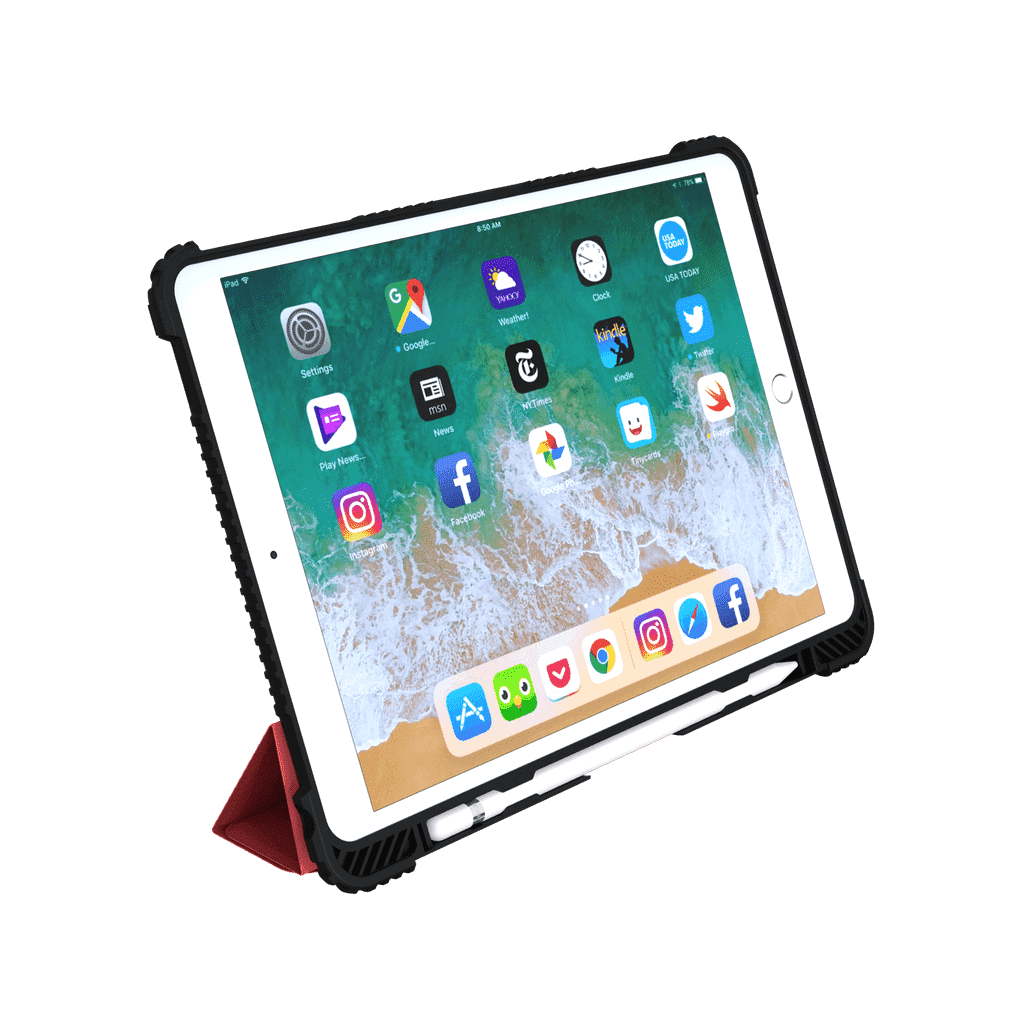 MoArmouz - Rugged Smart Cover Kratos Case for iPad Air (3rd Gen) / iPad Pro 10.5 (2017)
