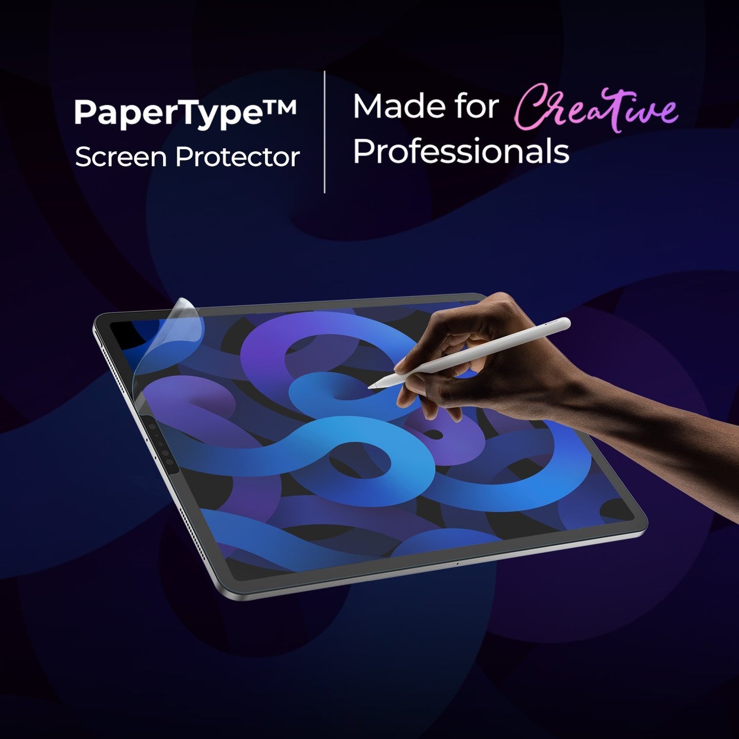 MoArmouz - PaperType® Screen Protector - Write, Draw and Sketch for iPads